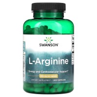 Swanson L-Arginine 500 mg, 200 капсул