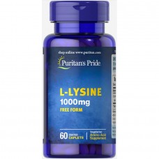 Puritan's Pride L-Lysine 1000 mg, 60 каплет Puritan's Pride L-Lysine 1000 mg, 60 каплет