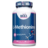Haya Labs L-Methionine 500 mg, 60 капсул Haya Labs L-Methionine 500 mg, 60 капсул