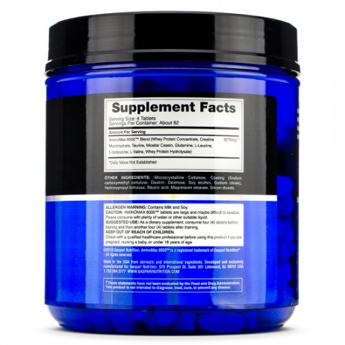 Аминокислота Gaspari Aminomax 8000, 325 таблеток CN1079 Gaspari Аминокислота Gaspari Aminomax 8000, 325 таблеток CN1079 Gaspari