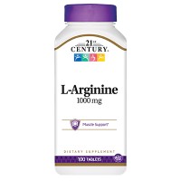 21st Century L-Arginine 1000 mg, 100 таблеток 21st Century L-Arginine 1000 mg, 100 таблеток