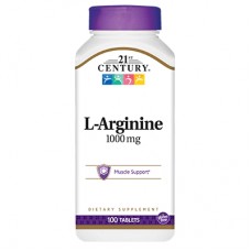 21st Century L-Arginine 1000 mg, 100 таблеток