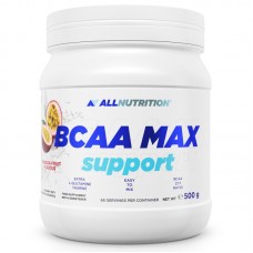 Аминокислота BCAA AllNutrition BCAA Max Support, 500 грамм Маракуйя Аминокислота BCAA AllNutrition BCAA Max Support, 500 грамм Маракуйя