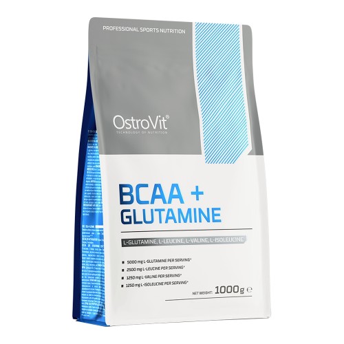 OstroVit BCAA + Glutamine, 1 кг - Полуниця-чорниця CN1363-4 Ostrovit