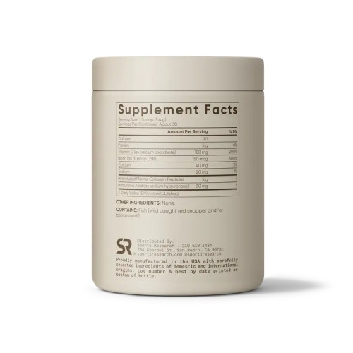 Sports Research Marine Collagen Complex, 164 грам CN16646 Sports Research Marine Collagen Complex, 164 грам CN16646