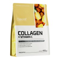 Препарат для суставов и связок OstroVit Collagen + Vitamin C, 400 грамм Ананас ПОВРЕЖДЕННЫЙ Препарат для суставов и связок OstroVit Collagen + Vitamin C, 400 грамм Ананас ПОВРЕЖДЕННЫЙ
