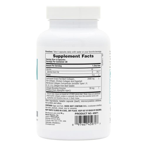 Natures Plus Collagen Peptides, 120 капсул CN13515 Natures Plus Collagen Peptides, 120 капсул CN13515