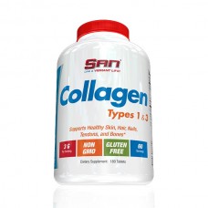 Препарат для суглобів і зв'язок SAN Collagen Types 1 and 3, 180 таблеток Препарат для суглобів і зв'язок SAN Collagen Types 1 and 3, 180 таблеток