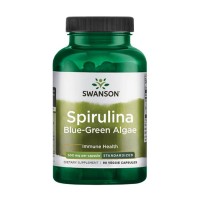 Spirulina Blue-Green Alhae 500mg - 90veg caps Spirulina Blue-Green Alhae 500mg - 90veg caps