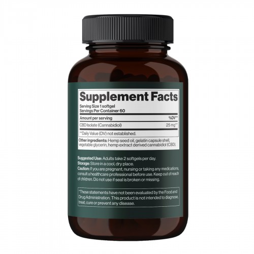 CBD Isolate 1500 mg - 60 softgels 2023-10-5111 Mind Shi CBD Isolate 1500 mg - 60 softgels 2023-10-5111 Mind Shi