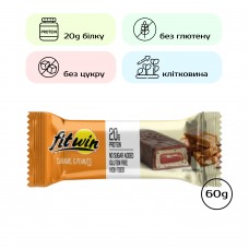 FitWin - 60g Caramel Peanuts (Поштучно) FitWin - 60g Caramel Peanuts (Поштучно)
