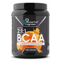 BCAA 2:1:1 + Glutamine - 500g Orange BCAA 2:1:1 + Glutamine - 500g Orange