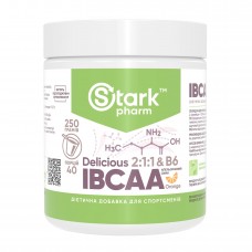 Stark IBCAA 2-1-1/Vit B6 - 250g Orange Stark IBCAA 2-1-1/Vit B6 - 250g Orange