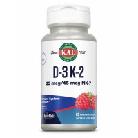 D3 & K2 25mcg - 60 tabs Raspberry D3 & K2 25mcg - 60 tabs Raspberry