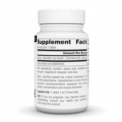 Acetyl L-Carnitine 500 mg - 30 tabs 2023-10-6157 Source Naturals Acetyl L-Carnitine 500 mg - 30 tabs 2023-10-6157 Source Naturals