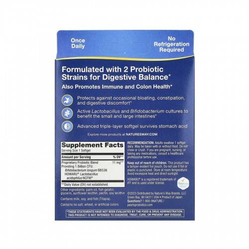 Acidophilus Probiotic - 30 softgels 2023-10-6431 Nature's Way Acidophilus Probiotic - 30 softgels 2023-10-6431 Nature's Way