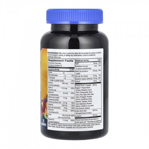 Men's 50+ Premium Multivitamin - 75 gummies 2023-10-2169 Nature's Way Men's 50+ Premium Multivitamin - 75 gummies 2023-10-2169 Nature's Way