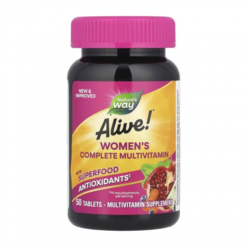 Women's Complete Multivitamin - 50 tabs 2023-10-2773 Nature's Way Women's Complete Multivitamin - 50 tabs 2023-10-2773 Nature's Way
