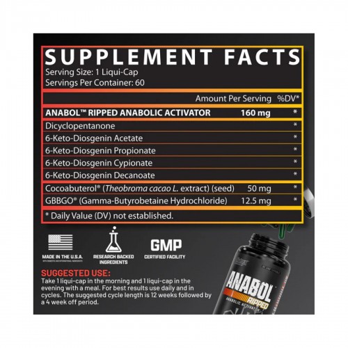 Anabol Ripped - 60 caps 2023-10-3311 Nutrex Anabol Ripped - 60 caps 2023-10-3311 Nutrex