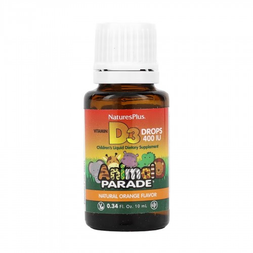 Kids Vit D3 400 IU - 10 ml 2023-10-6471 Nature's Plus Kids Vit D3 400 IU - 10 ml 2023-10-6471 Nature's Plus
