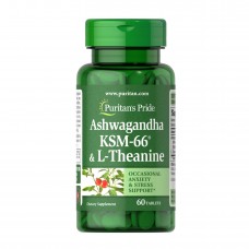 Ashwagandha KSM-66® & L-Theanine - 60 tabs Ashwagandha KSM-66® & L-Theanine - 60 tabs