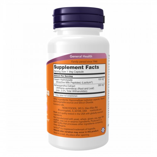 Ashwagandha Stress Relief - 60 vcaps 2022-10-1651 Now Foods Ashwagandha Stress Relief - 60 vcaps 2022-10-1651 Now Foods