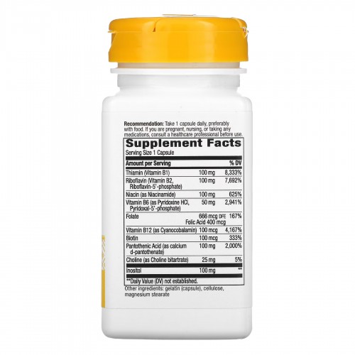B-100 Complex - 60 caps 2022-10-1722 Nature's Way B-100 Complex - 60 caps 2022-10-1722 Nature's Way