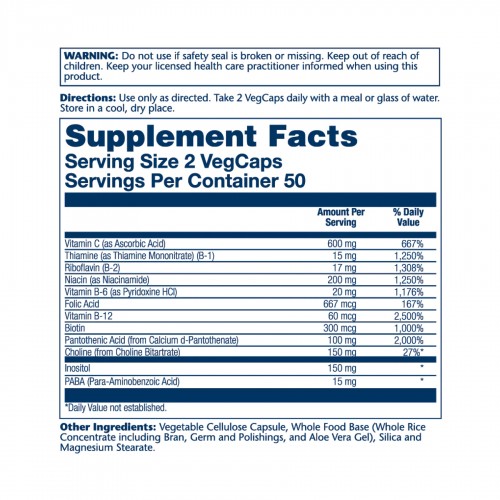 Solaray Balanced B Stress - 100 vcaps 2022-10-1786 Solaray Balanced B Stress - 100 vcaps 2022-10-1786