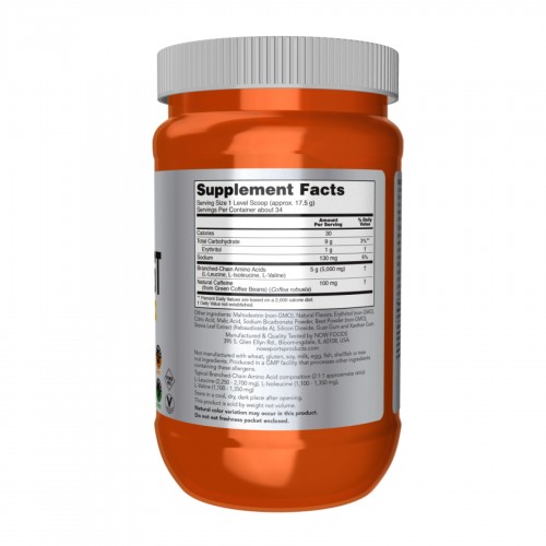 BCAA Blast Powder - 600g Tropical Punch 2023-10-4526 Now Foods BCAA Blast Powder - 600g Tropical Punch 2023-10-4526 Now Foods