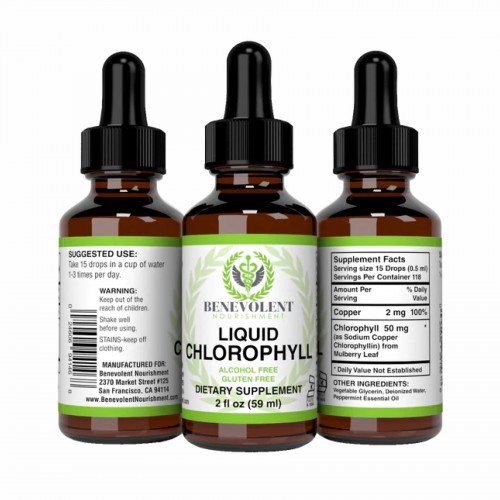Liquid Chlorophyll - 2fl oz 59ml 2022-10-0572 Benevolent Liquid Chlorophyll - 2fl oz 59ml 2022-10-0572 Benevolent