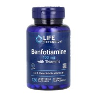 Benfotiamine with Thiamine 100 mg - 120 vcaps Benfotiamine with Thiamine 100 mg - 120 vcaps