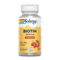 Biotin 5000mcg - 60 Lozenges Natural Peach, Strawberry, Banana Biotin 5000mcg - 60 Lozenges Natural Peach, Strawberry, Banana