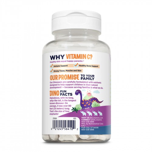 KAL C-Rex 100mg - 100 chewable Orange 2023-10-2159 KAL C-Rex 100mg - 100 chewable Orange 2023-10-2159