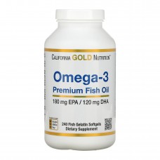 Omega-3 Premium Fish Oil 180mg - 240 softgels Omega-3 Premium Fish Oil 180mg - 240 softgels