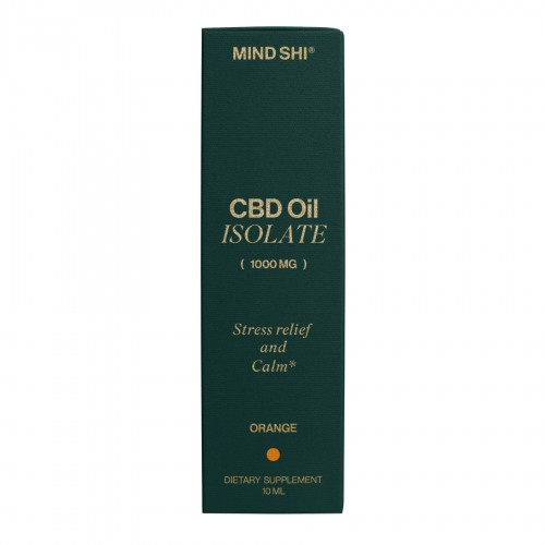CBD Oil Isolate 1000 mg Orange - 10 ml 2023-10-3798 Mind Shi CBD Oil Isolate 1000 mg Orange - 10 ml 2023-10-3798 Mind Shi