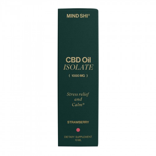 CBD Oil Isolate 1000 mg Strawberry - 10 ml 2023-10-3799 Mind Shi CBD Oil Isolate 1000 mg Strawberry - 10 ml 2023-10-3799 Mind Shi
