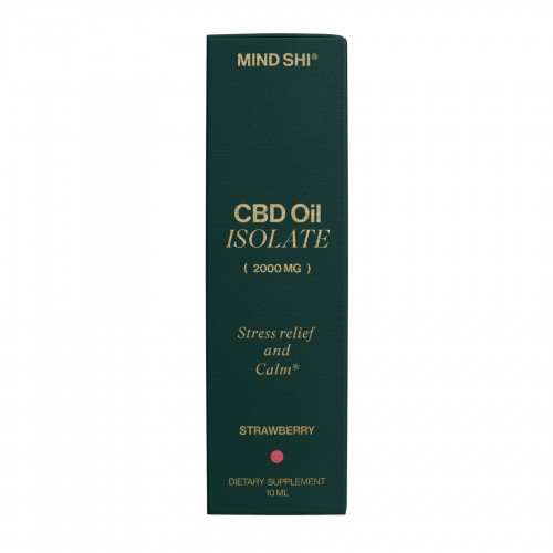 CBD Oil Isolate 2000 mg Strawberry - 10 ml 2023-10-3801 Mind Shi CBD Oil Isolate 2000 mg Strawberry - 10 ml 2023-10-3801 Mind Shi