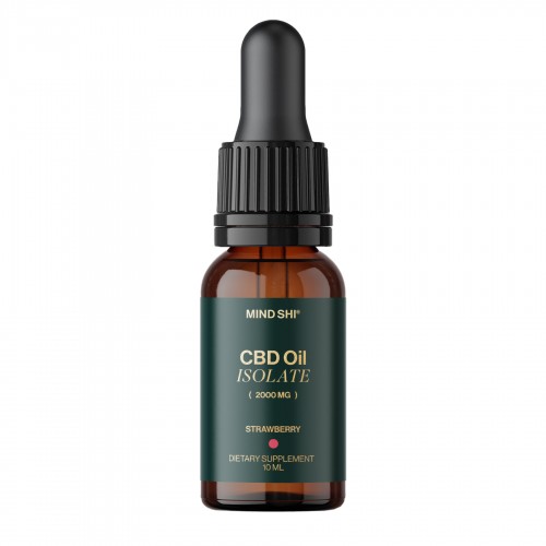 CBD Oil Isolate 2000 mg Strawberry - 10 ml 2023-10-3801 Mind Shi CBD Oil Isolate 2000 mg Strawberry - 10 ml 2023-10-3801 Mind Shi