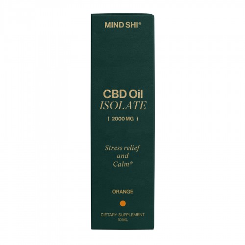 CBD Oil Isolate 2000 mg Orange - 10 ml 2023-10-3800 Mind Shi CBD Oil Isolate 2000 mg Orange - 10 ml 2023-10-3800 Mind Shi