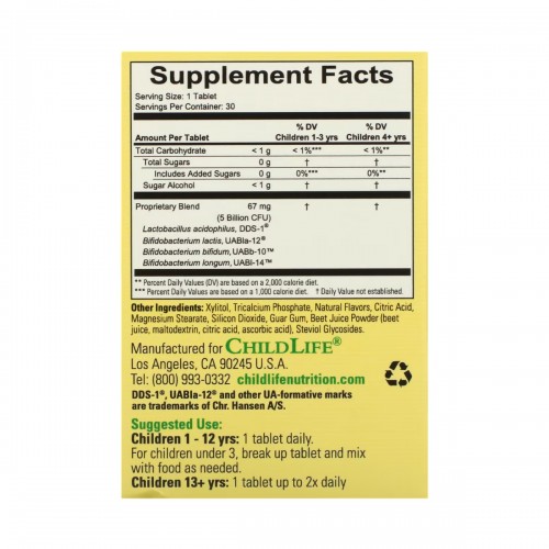 ChildBiotics Immune + Digestive Support - 30 Chewable tabs Natural Berry 2023-10-3709 ChildLife Essentials ChildBiotics Immune + Digestive Support - 30 Chewable tabs Natural Berry 2023-10-3709 ChildLife Essentials