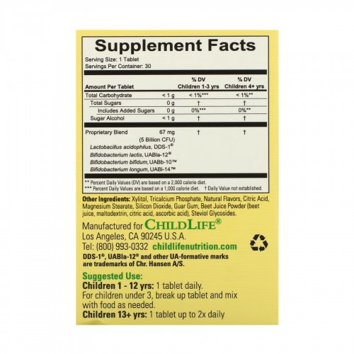 ChildBiotics Immune Digestive Support - 30 chewables 2023-10-3464 ChildLife Essentials ChildBiotics Immune Digestive Support - 30 chewables 2023-10-3464 ChildLife Essentials