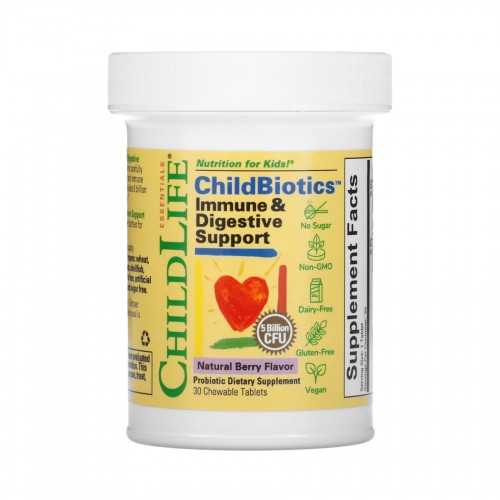 ChildBiotics Immune Digestive Support - 30 chewables 2023-10-3464 ChildLife Essentials ChildBiotics Immune Digestive Support - 30 chewables 2023-10-3464 ChildLife Essentials