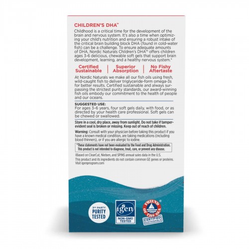 Children's DHA - 180 mini softgels 2023-10-5959 Nordic Naturals Children's DHA - 180 mini softgels 2023-10-5959 Nordic Naturals