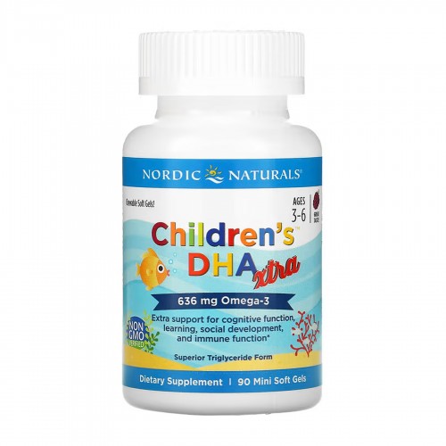 Children's DHA Xtra - 90 mini softgels 2023-10-5961 Nordic Naturals Children's DHA Xtra - 90 mini softgels 2023-10-5961 Nordic Naturals