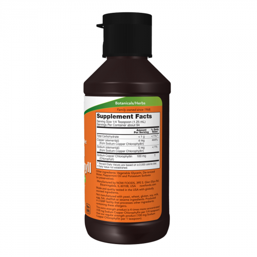 Chlorophyll Liquid, Extra Strength Mint - 118 ml 2023-10-7450 Now Foods Chlorophyll Liquid, Extra Strength Mint - 118 ml 2023-10-7450 Now Foods