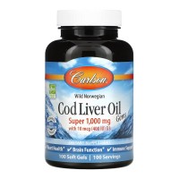 Cod Liver Oil Super 1000mg - 100 softgels Cod Liver Oil Super 1000mg - 100 softgels