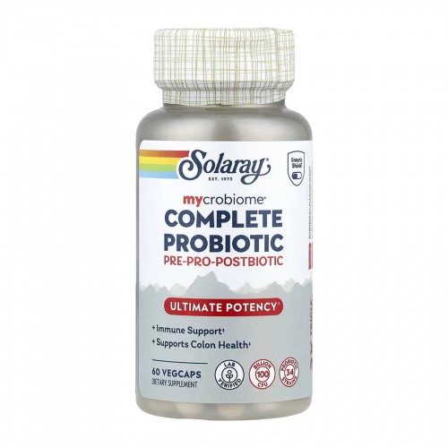 Solaray Complete Probiotic Ultimate Potency - 60 vcaps 2024-11-0257 Solaray Complete Probiotic Ultimate Potency - 60 vcaps 2024-11-0257