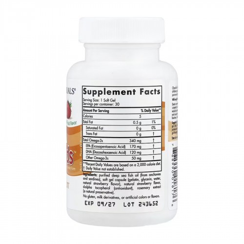 Daily Omega Kids - 30 softgels Natural Fruit 100-21-9722861-20 Nordic Naturals Daily Omega Kids - 30 softgels Natural Fruit 100-21-9722861-20 Nordic Naturals