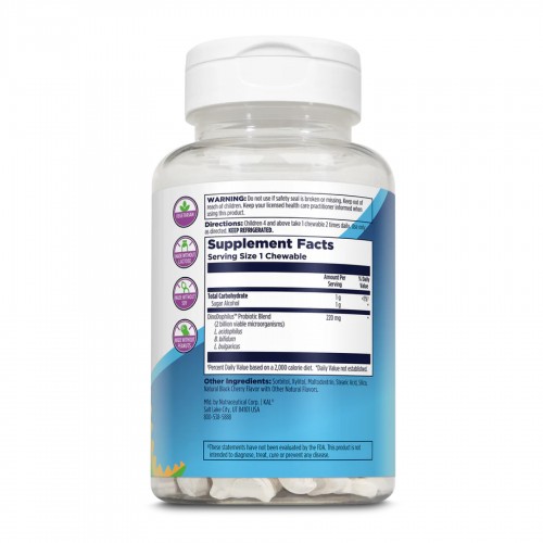Dino-Dophilus™ Kids Probiotic - 60 chewables Black Cherry 2023-10-4416 KAL Dino-Dophilus™ Kids Probiotic - 60 chewables Black Cherry 2023-10-4416 KAL