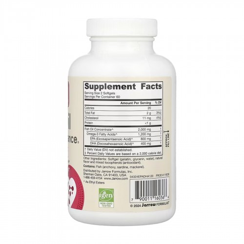 EPA-DHA Balance - 120 softgels 2023-10-5578 Jarrow Formulas EPA-DHA Balance - 120 softgels 2023-10-5578 Jarrow Formulas